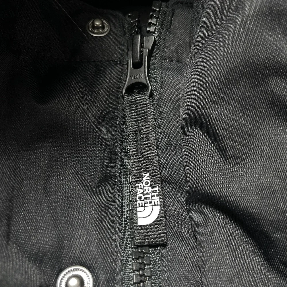 The North Face Bedford Down Parka Coat Mens XL Black Faux Fur Hooded DryVent NEW